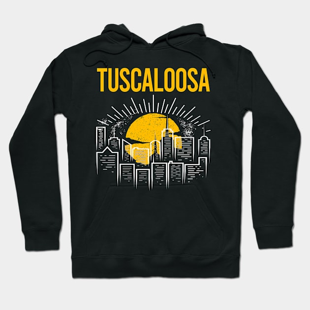 Yellow Moon Tuscaloosa Hoodie by flaskoverhand